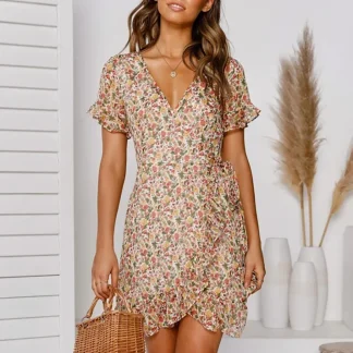 Floral Ruffle Dresses